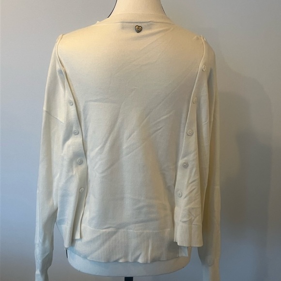 My Twinset White Cardigan – Button Detail – Size Medium – Classic & Chic - Picture 11 of 17
